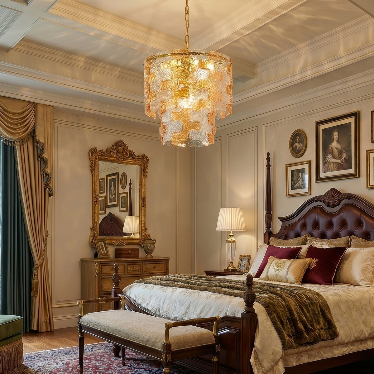 Glass Chandelier