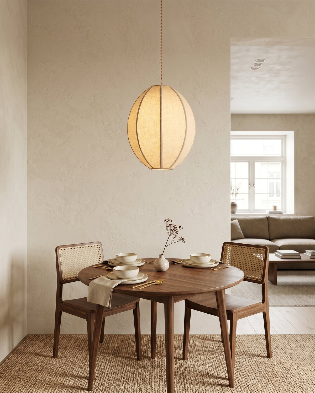Montecito Fabric Pendant Light