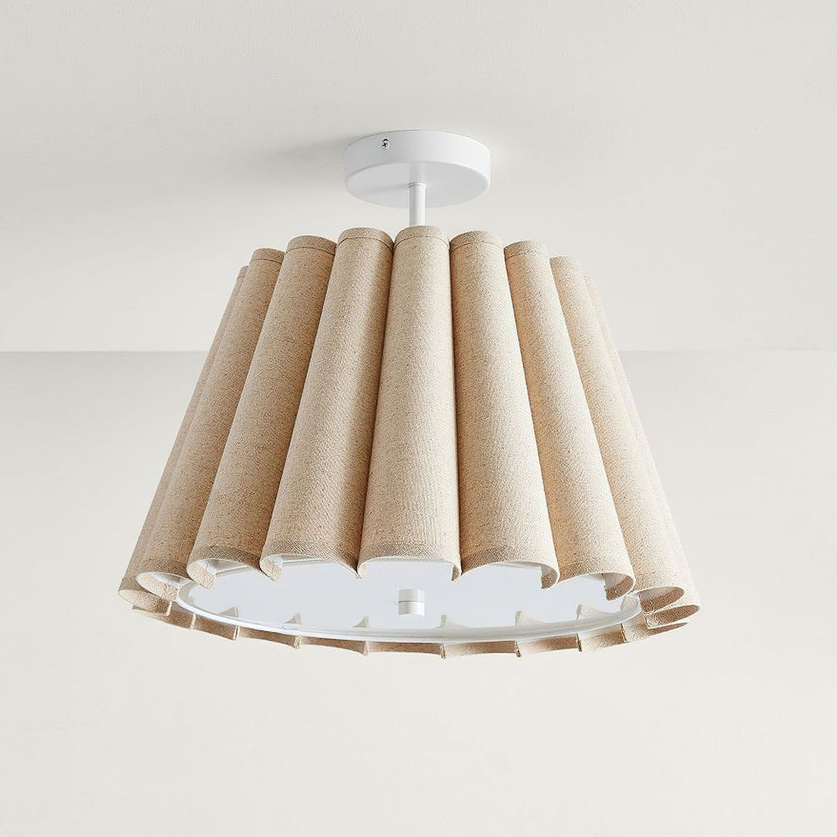 Cirerise Scalloped Flush Mount