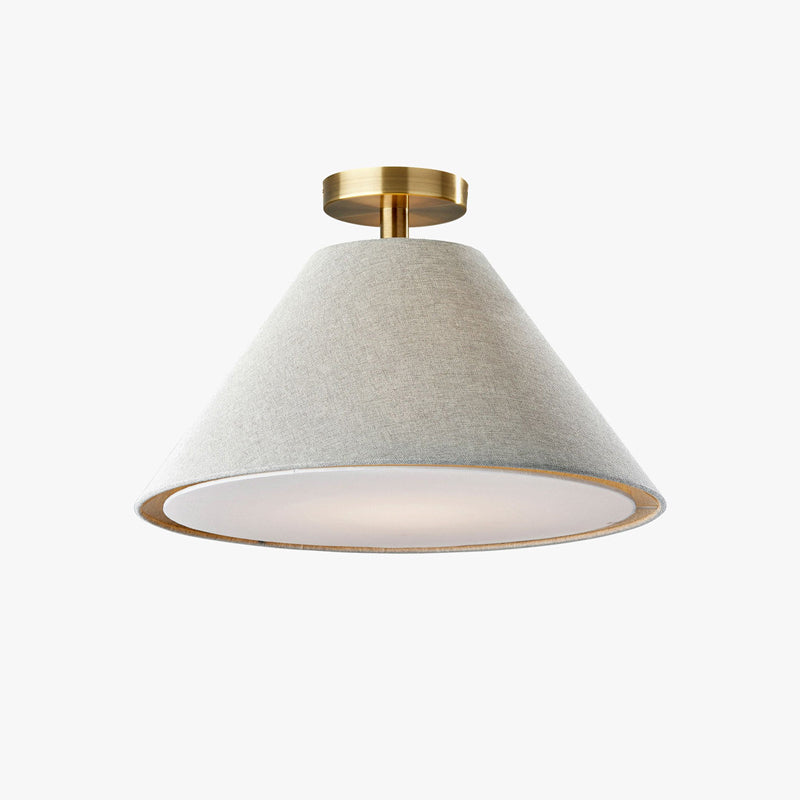 Emery Linen Flush Mount