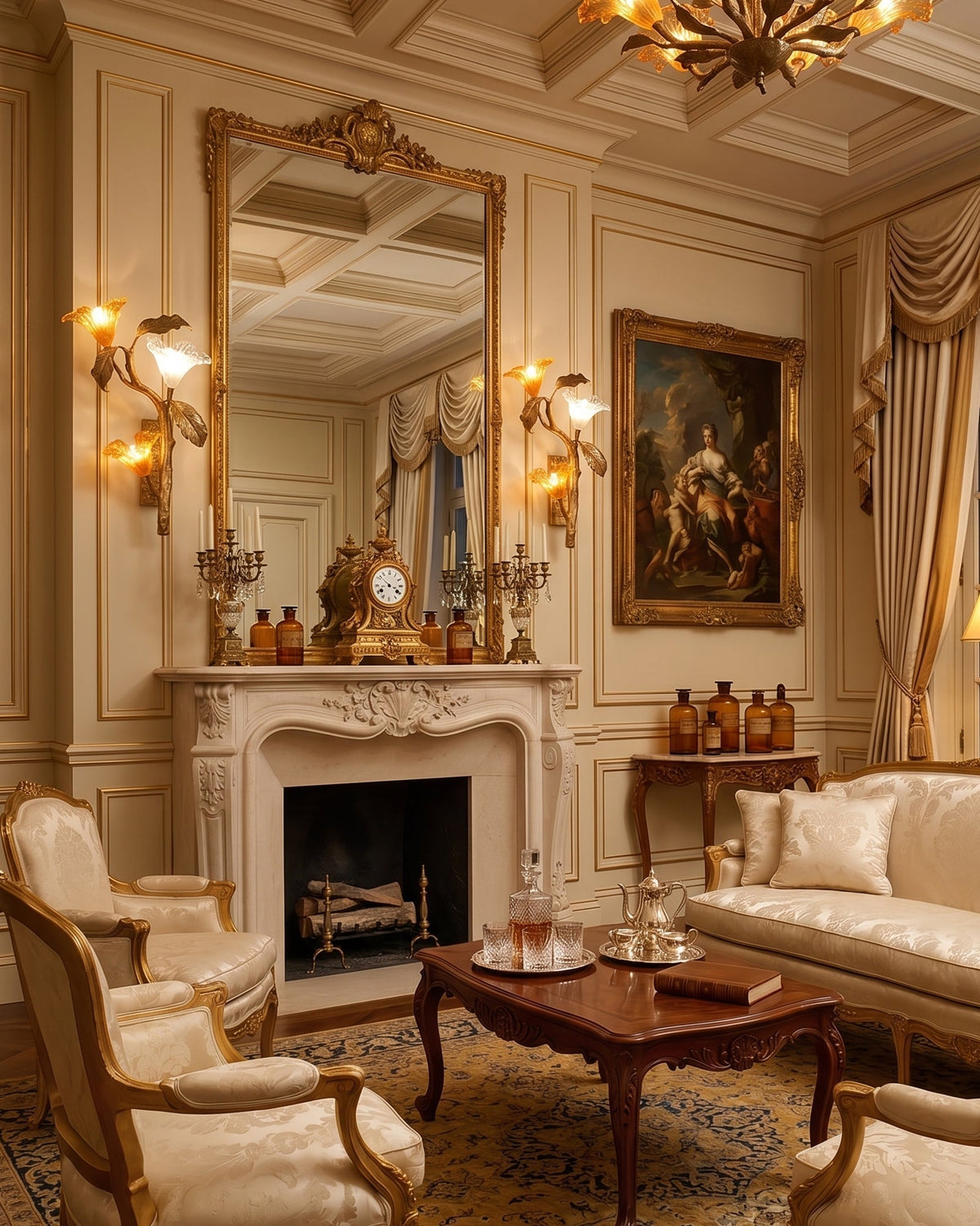 Orianaine Branch Brass Sconce