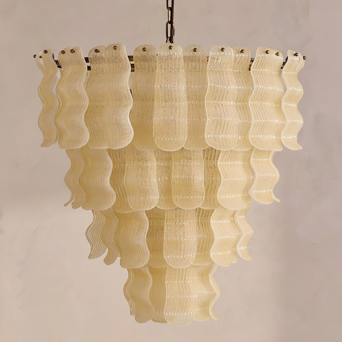Viraiian Textured Wave Chandelier