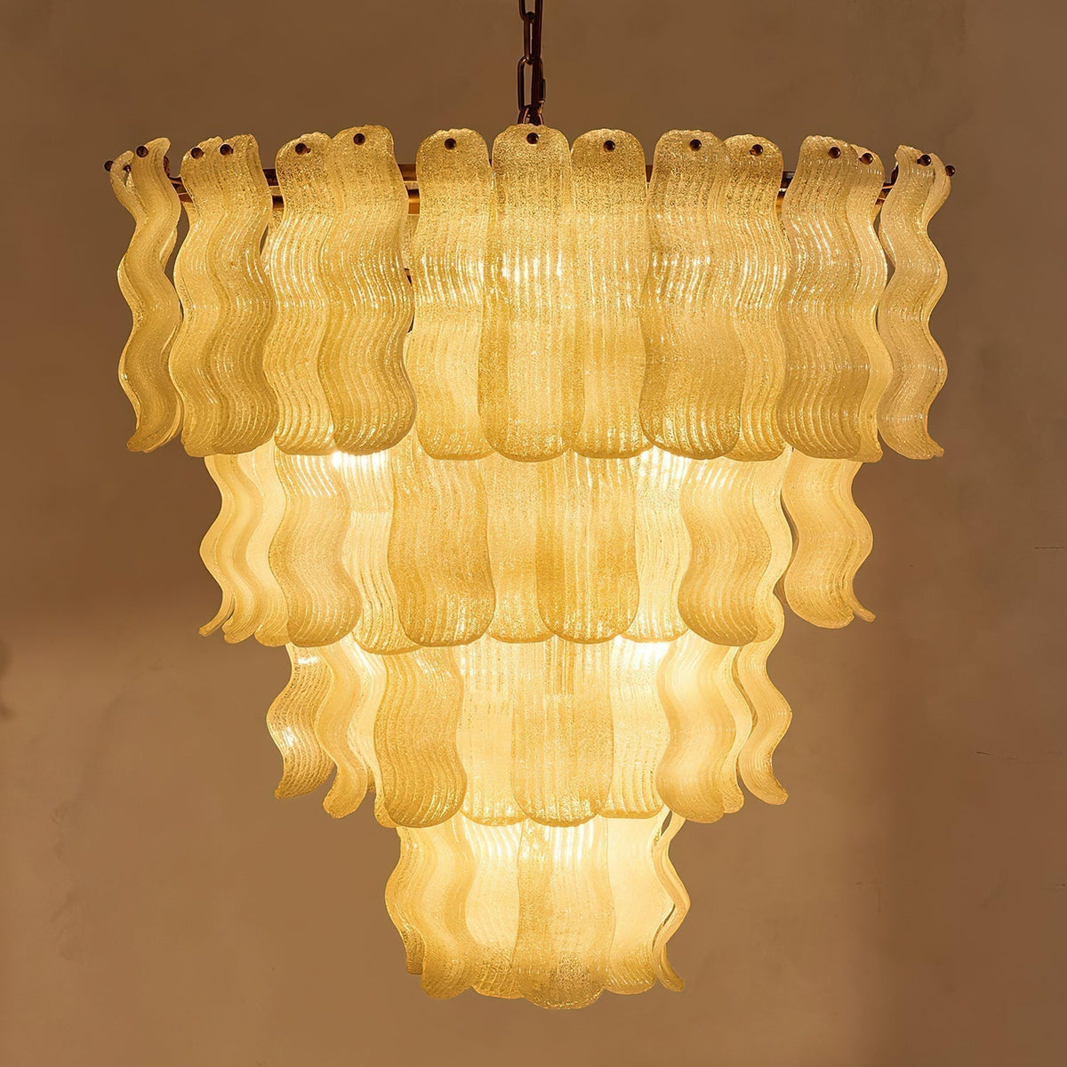 Viraiian Textured Wave Chandelier