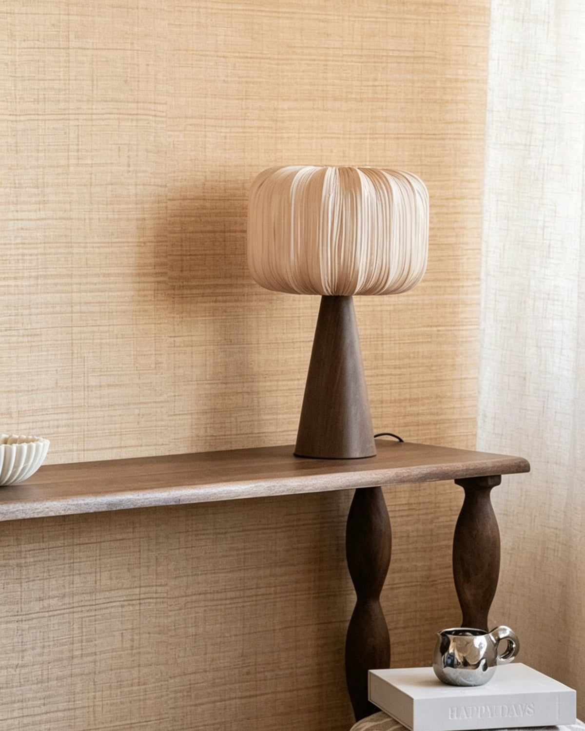 Orvenna Pleated Table Lamp
