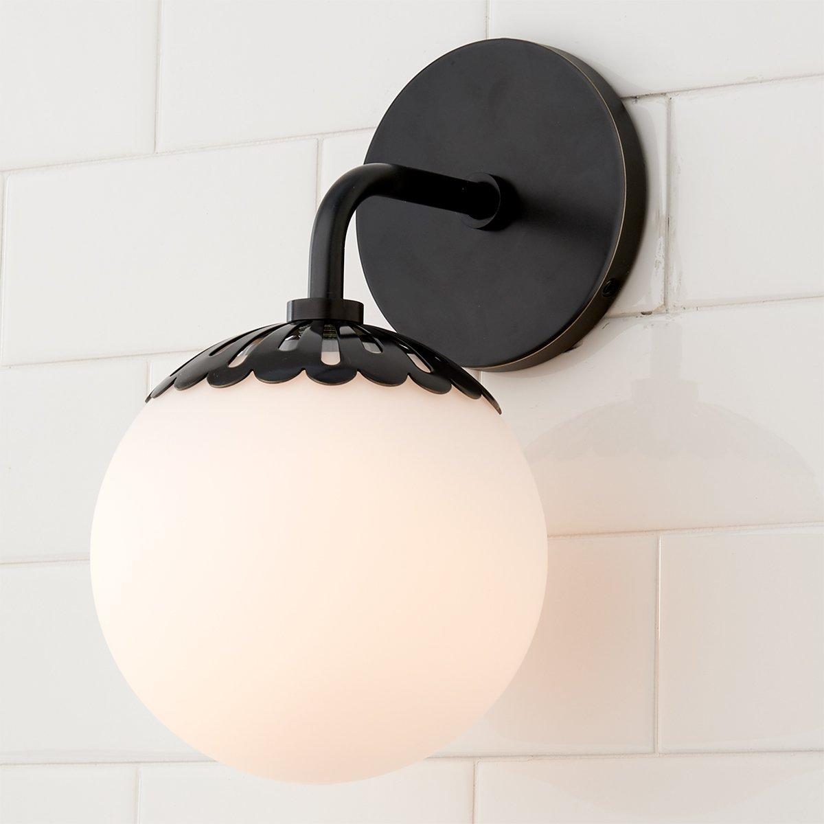 Pagumik Globe Glass Wall Lamp