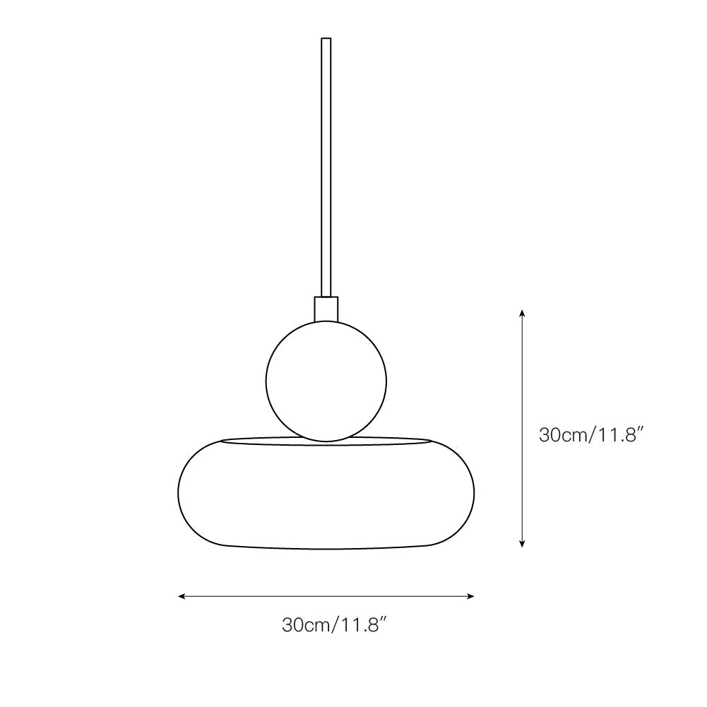 Ridge Marble Pendant Lamp