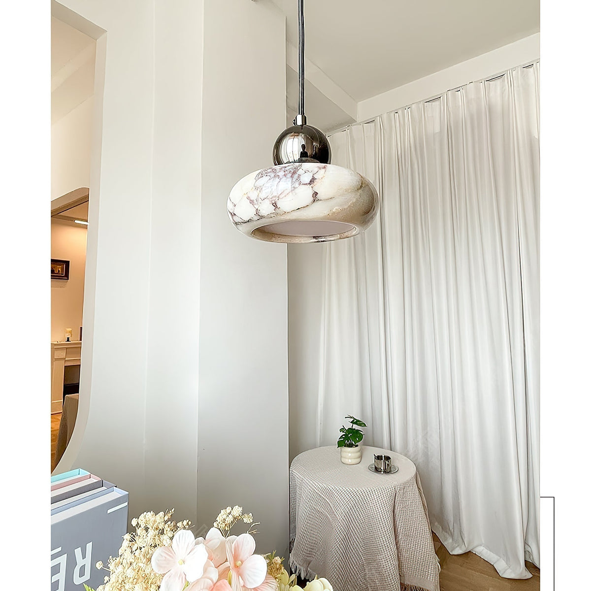 Ridge Marble Pendant Lamp