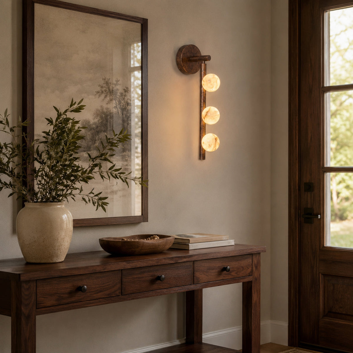 Drop Alabaster Wall Sconce
