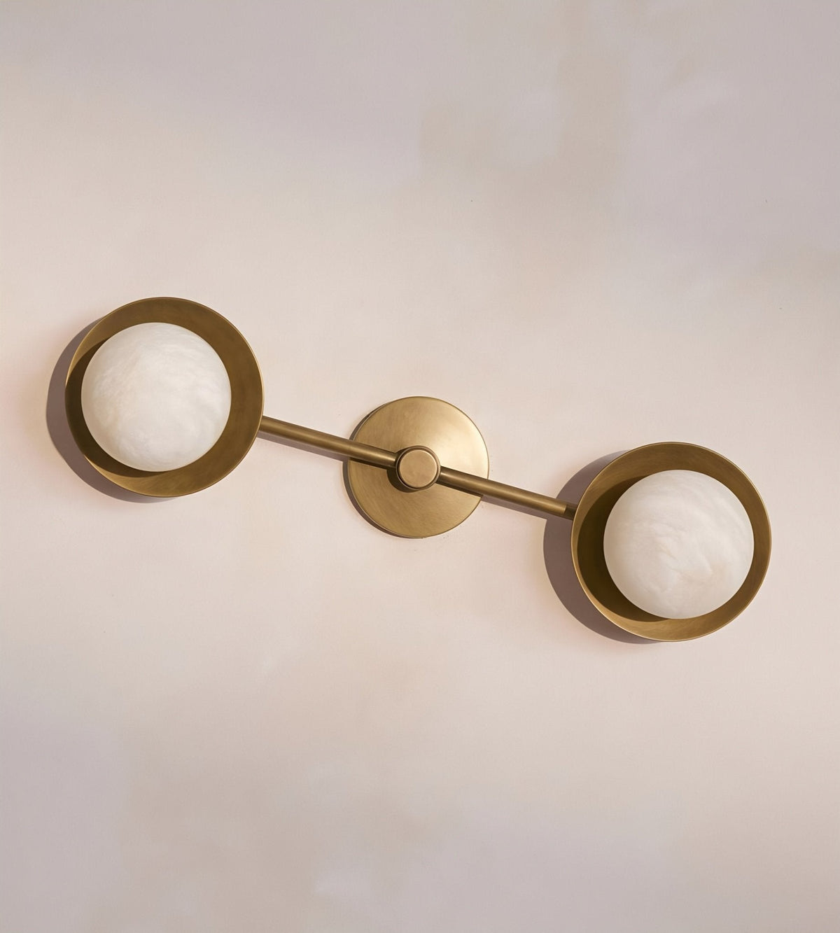 Alberora Halo Alabaster Wall Light