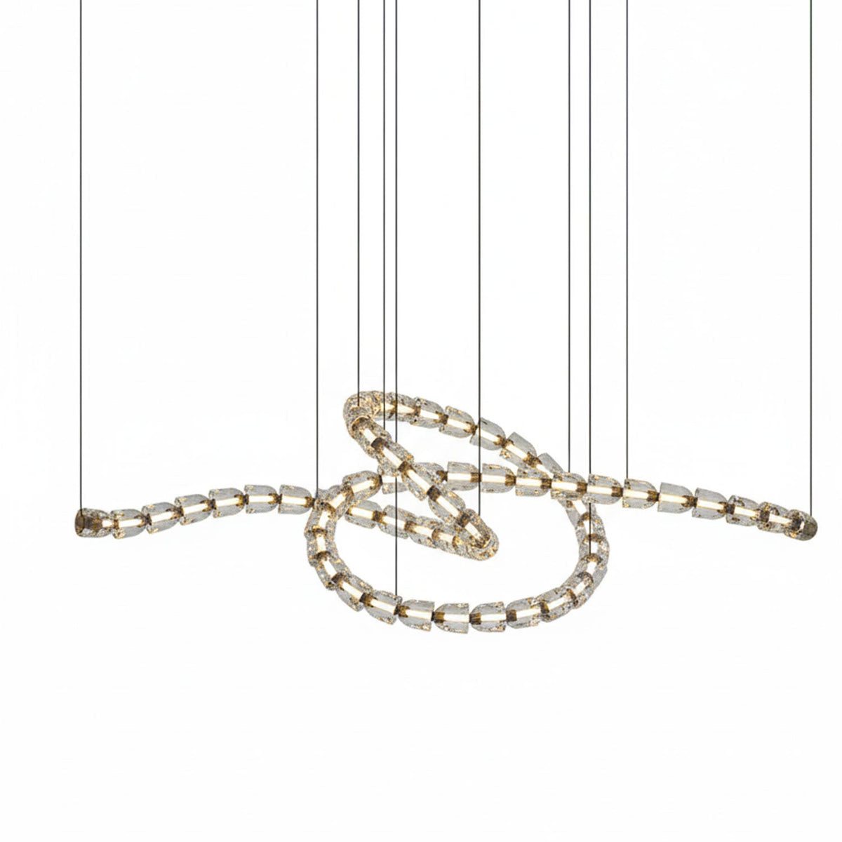 Nexus Gold Crystal Chandelier - 元字段测试
