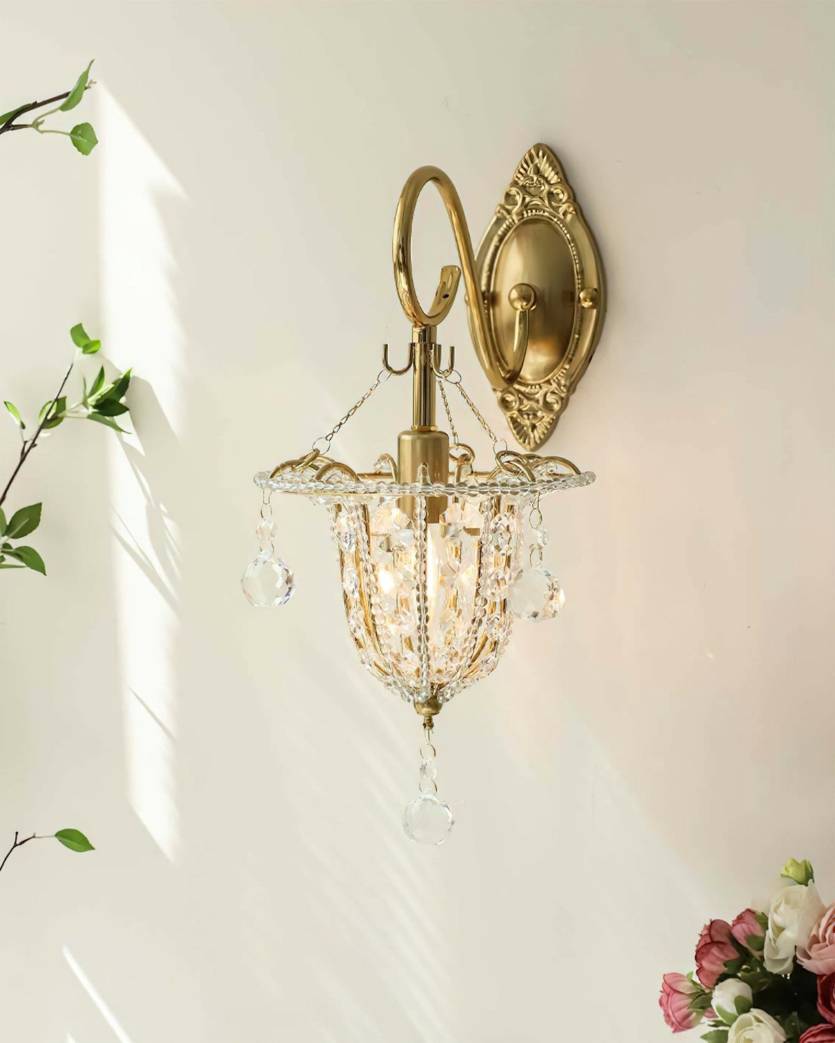 Arabella Crystal Wall Light