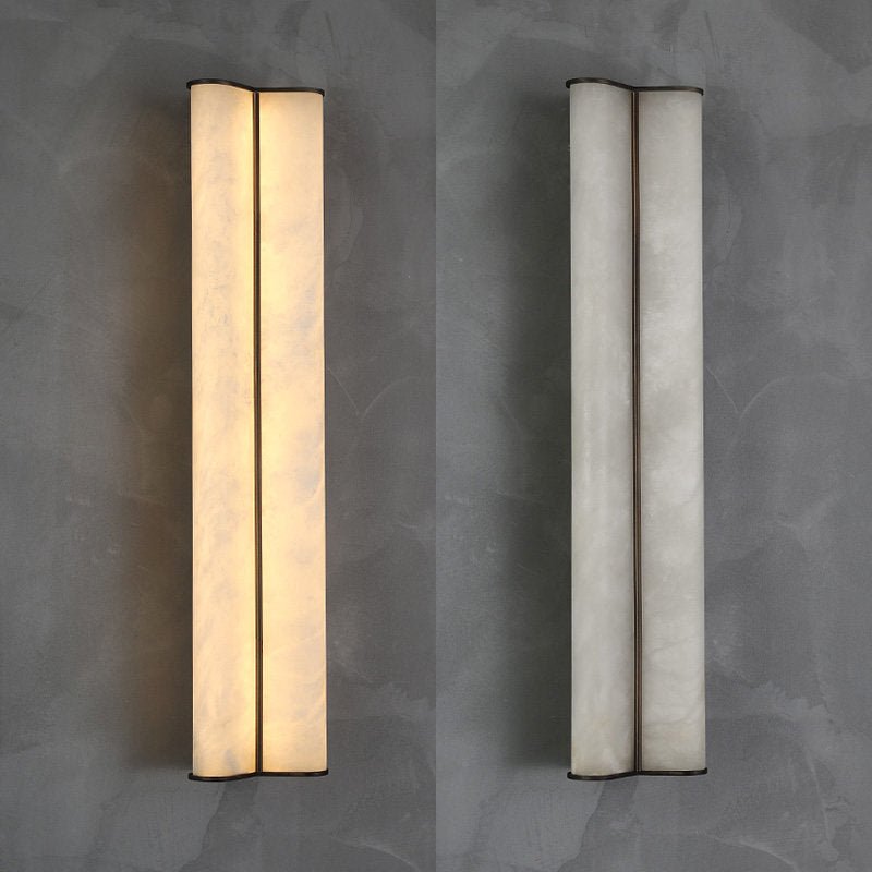 Albeielle Twin Alabaster Wall Light
