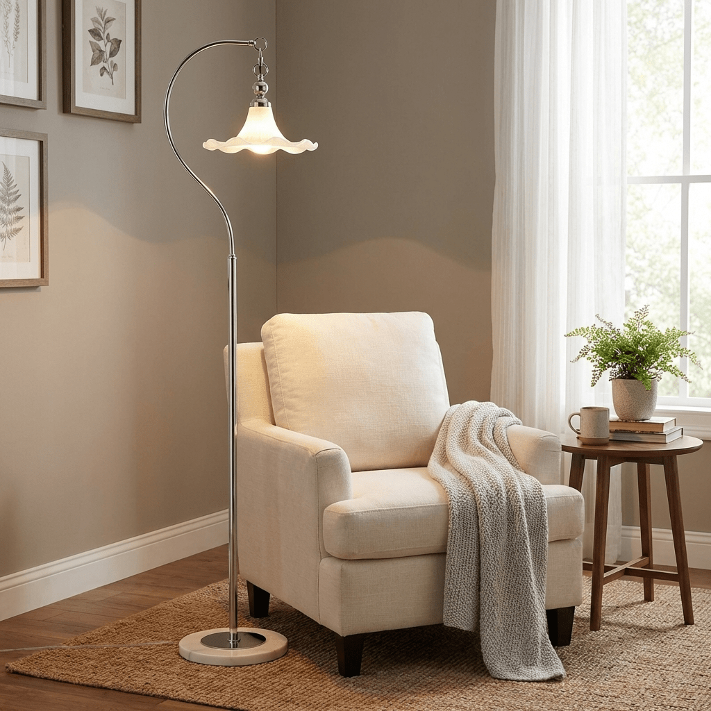 Miriraya Sorrell Arc Floor Lamp