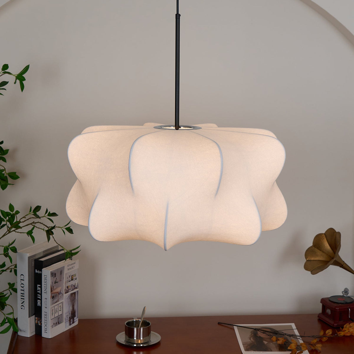 Luxe Silk Contemporary Pendant Light