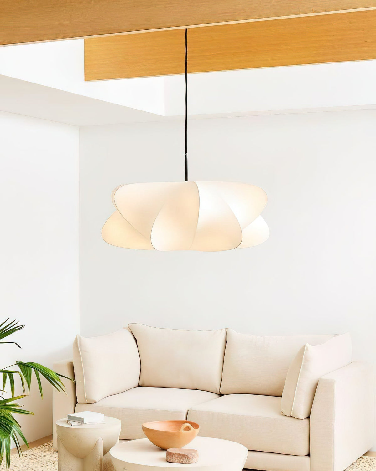 Luxe Silk Contemporary Pendant Light