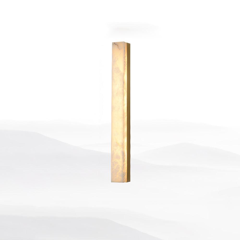 Nivearia Minimalist Alabaster Wall Lamp Rectangular