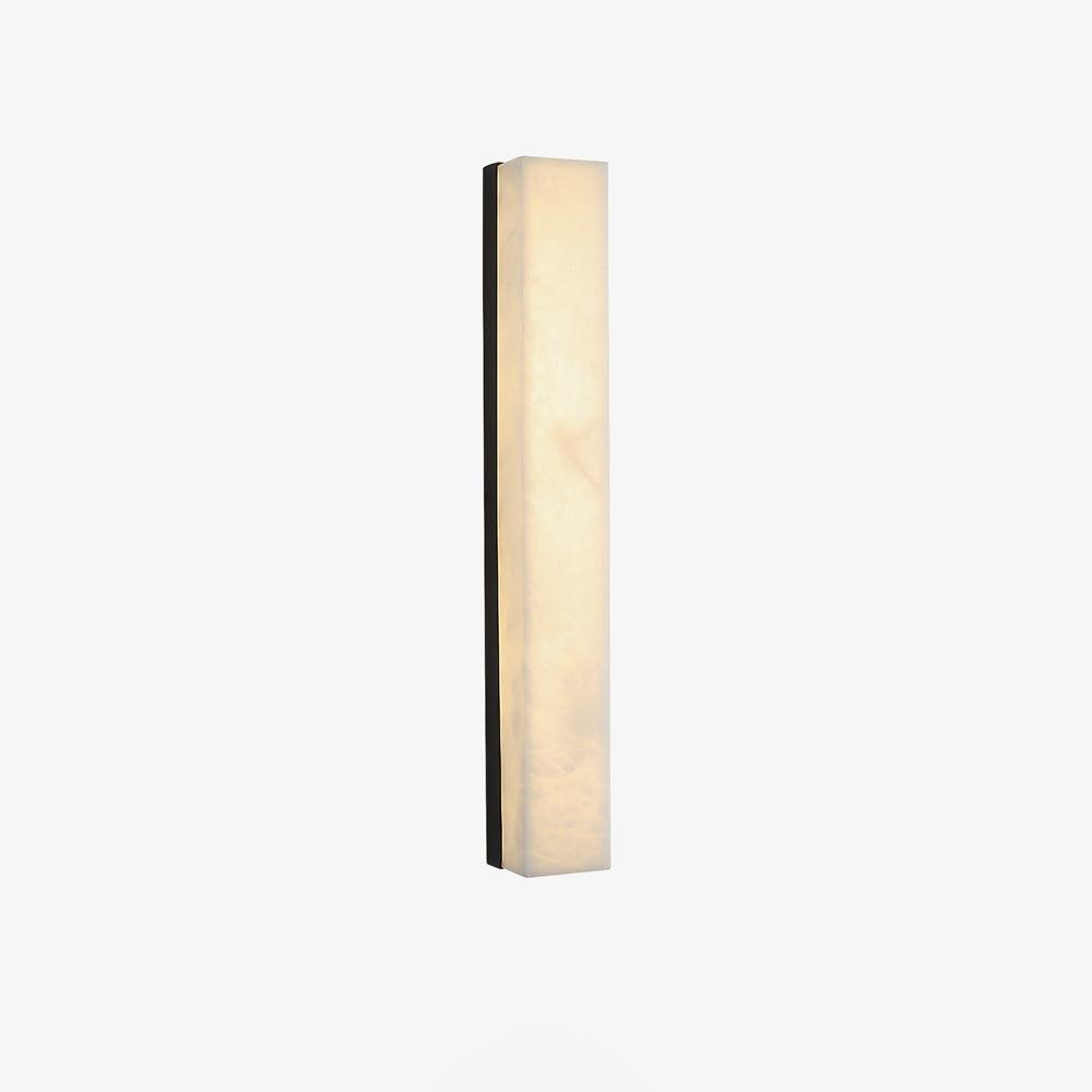 Menepuk Linear Brass Alabaster Wall Lamp