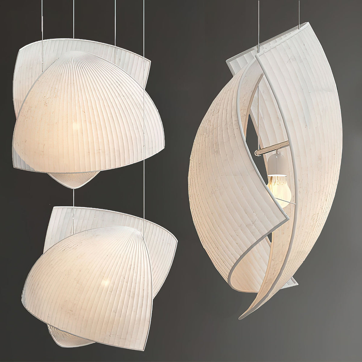 Noa Erisma Silk Pendant Lamp