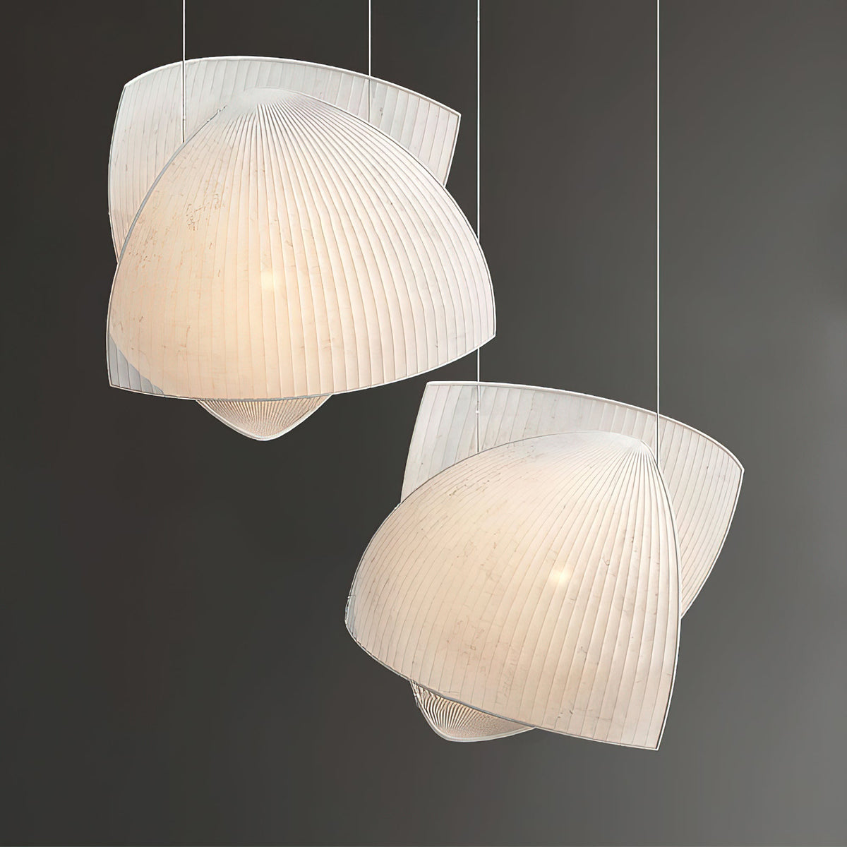 Noa Erisma Silk Pendant Lamp