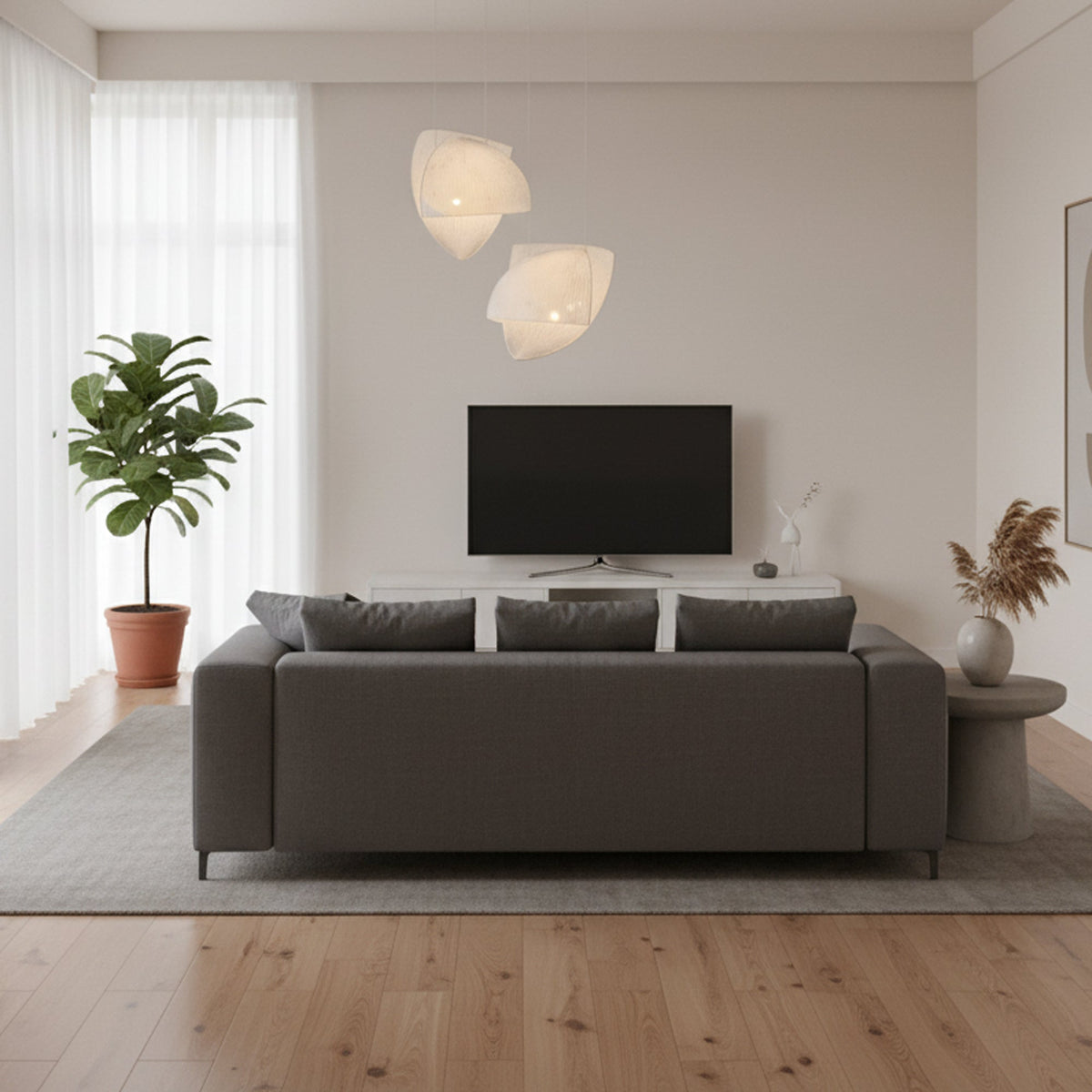 Noa Erisma Silk Pendant Lamp
