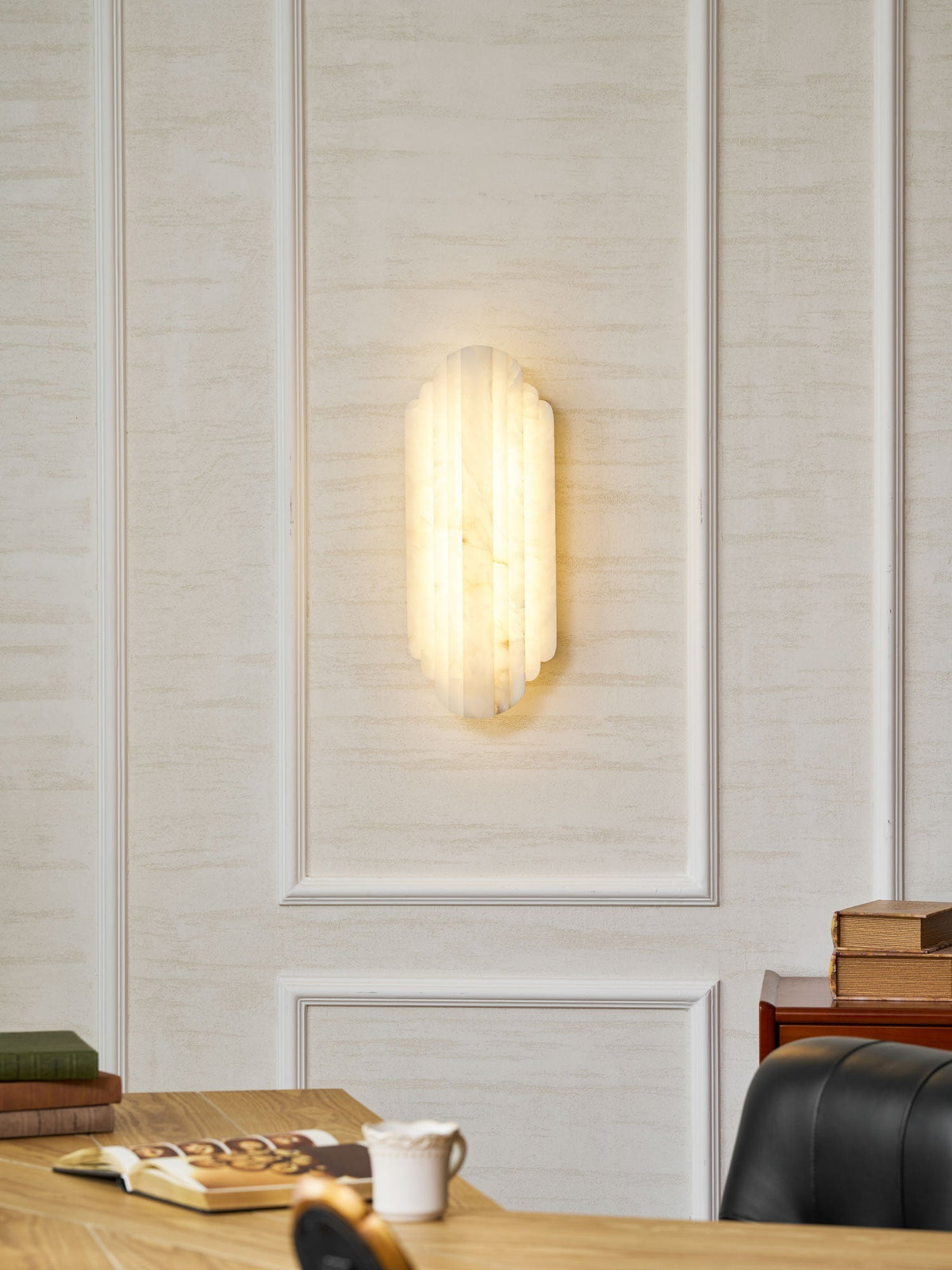 Havencrest Alabaster Indoor Wall Light