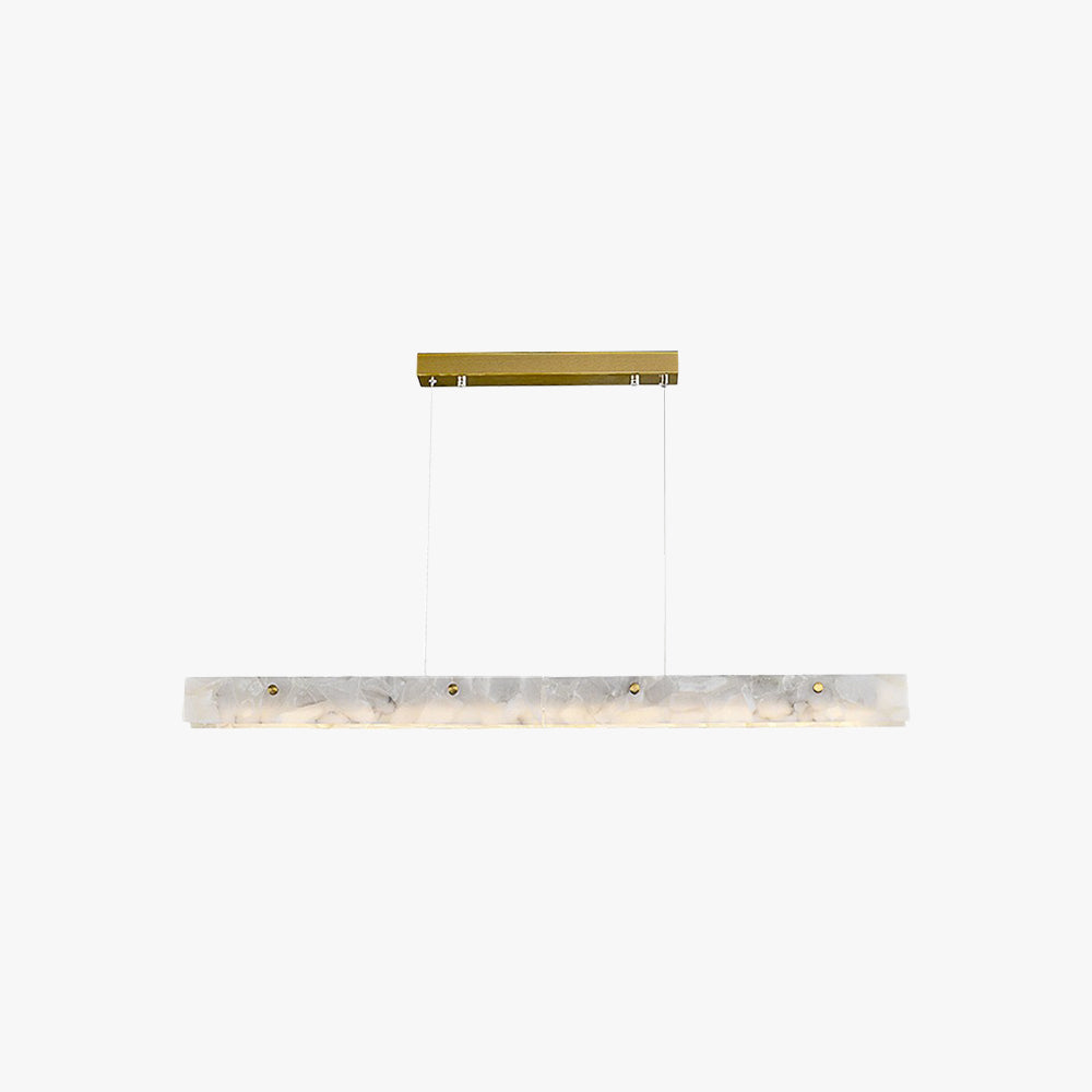 Gelegid Modern LED Pendant Light White Marble Dining Room/Bar