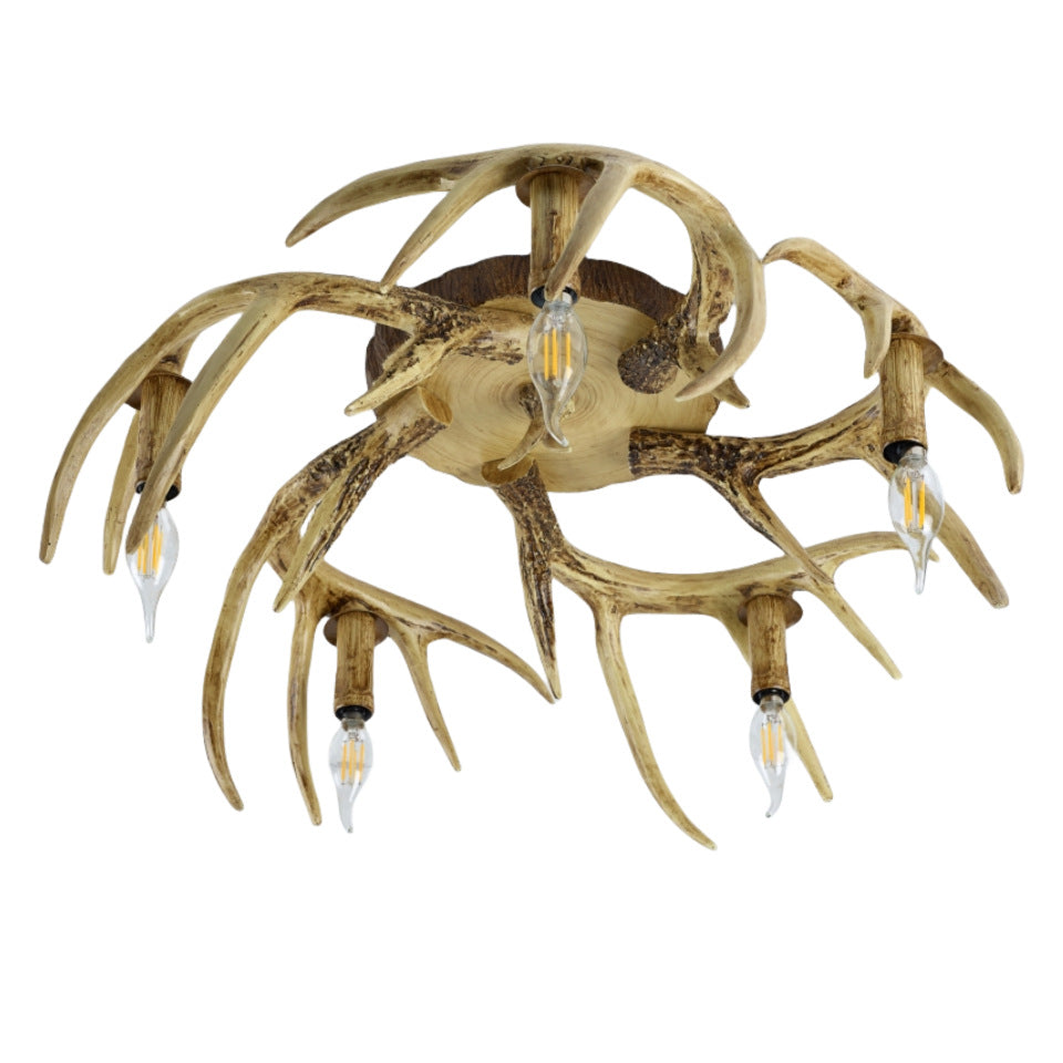 Vadipoka LED Pendant Light/Flush Mount Ceiling Light Resin Metal Bedroom