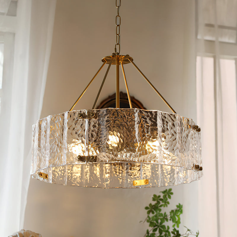 Virelix Glass Drum Chandelier