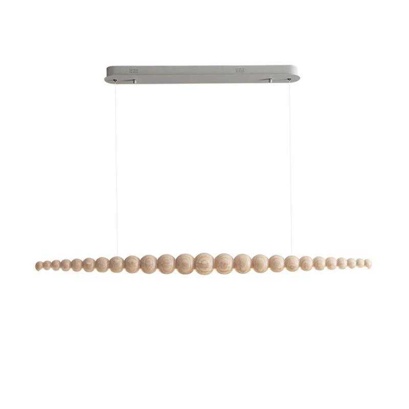 Terubur Beaded Wooden Chandelier