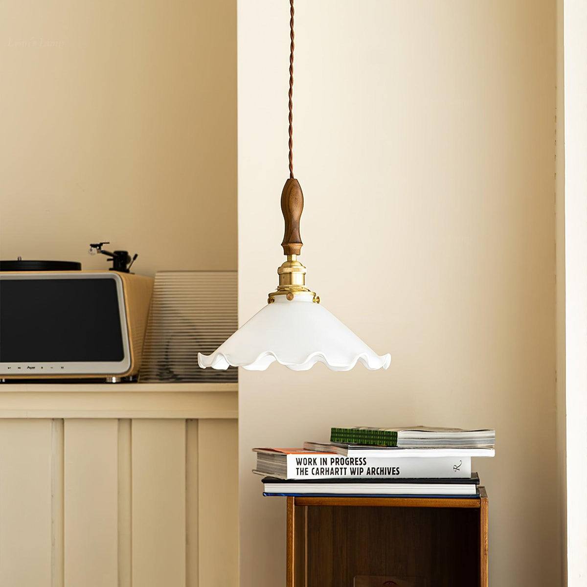 Maribelle Flower Petals Swag Pendant Lamp