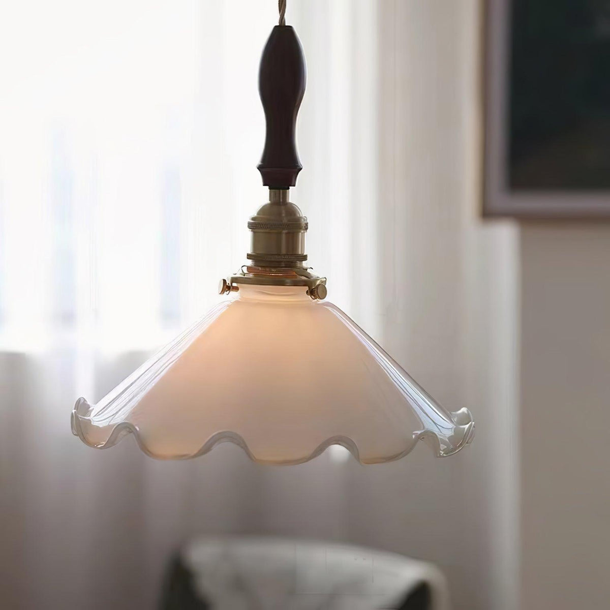 Maribelle Flower Petals Swag Pendant Lamp