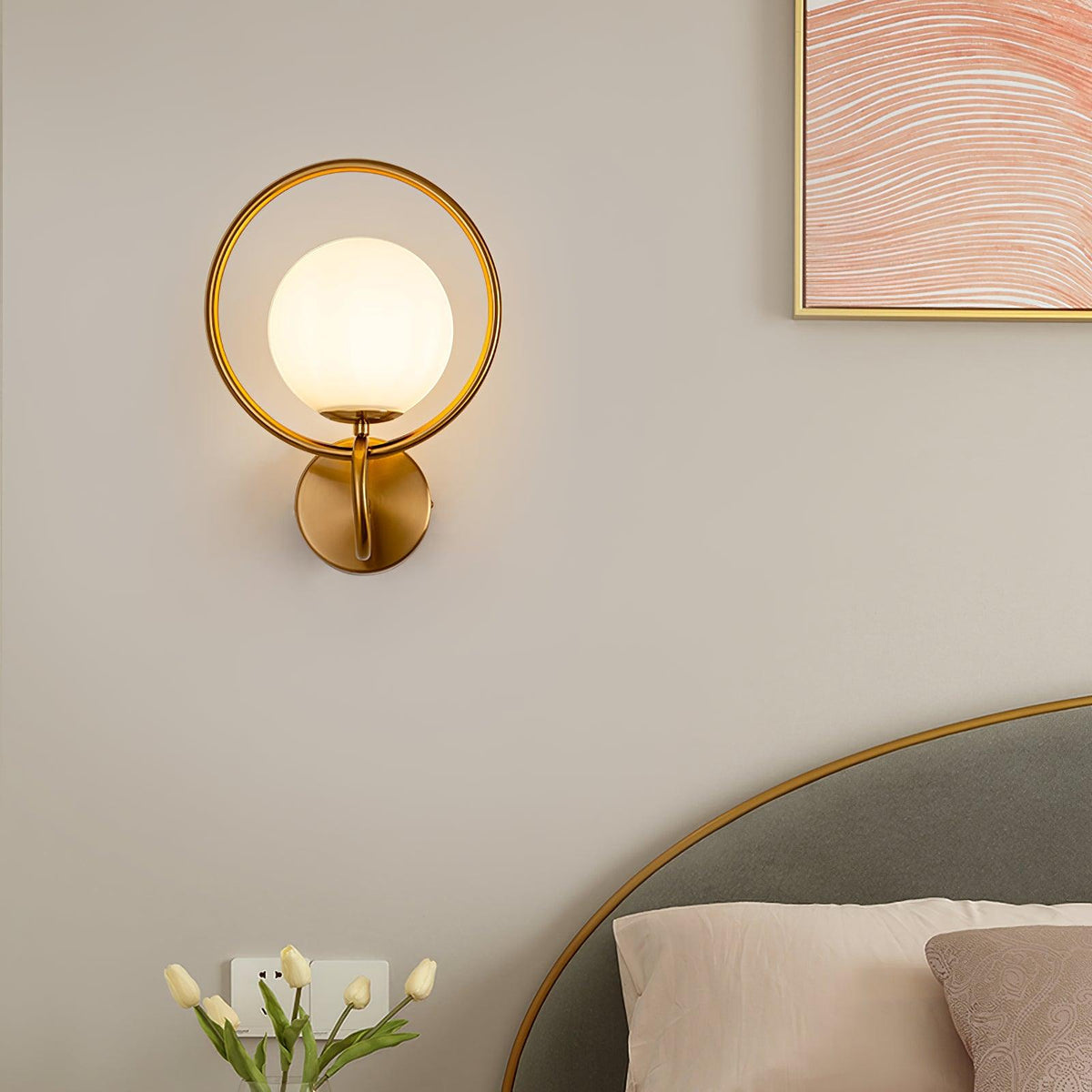 Zesilan Glass Wall Light