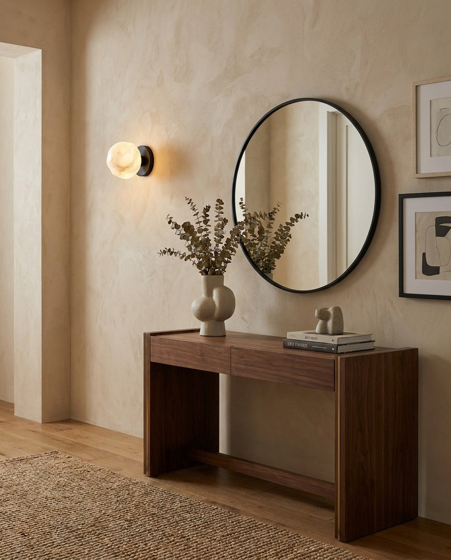 Norstone Alabaster Wall Sconce