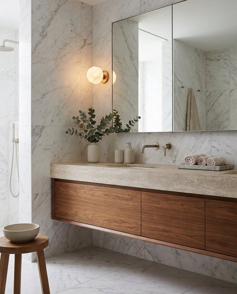 Norstone Alabaster Wall Sconce