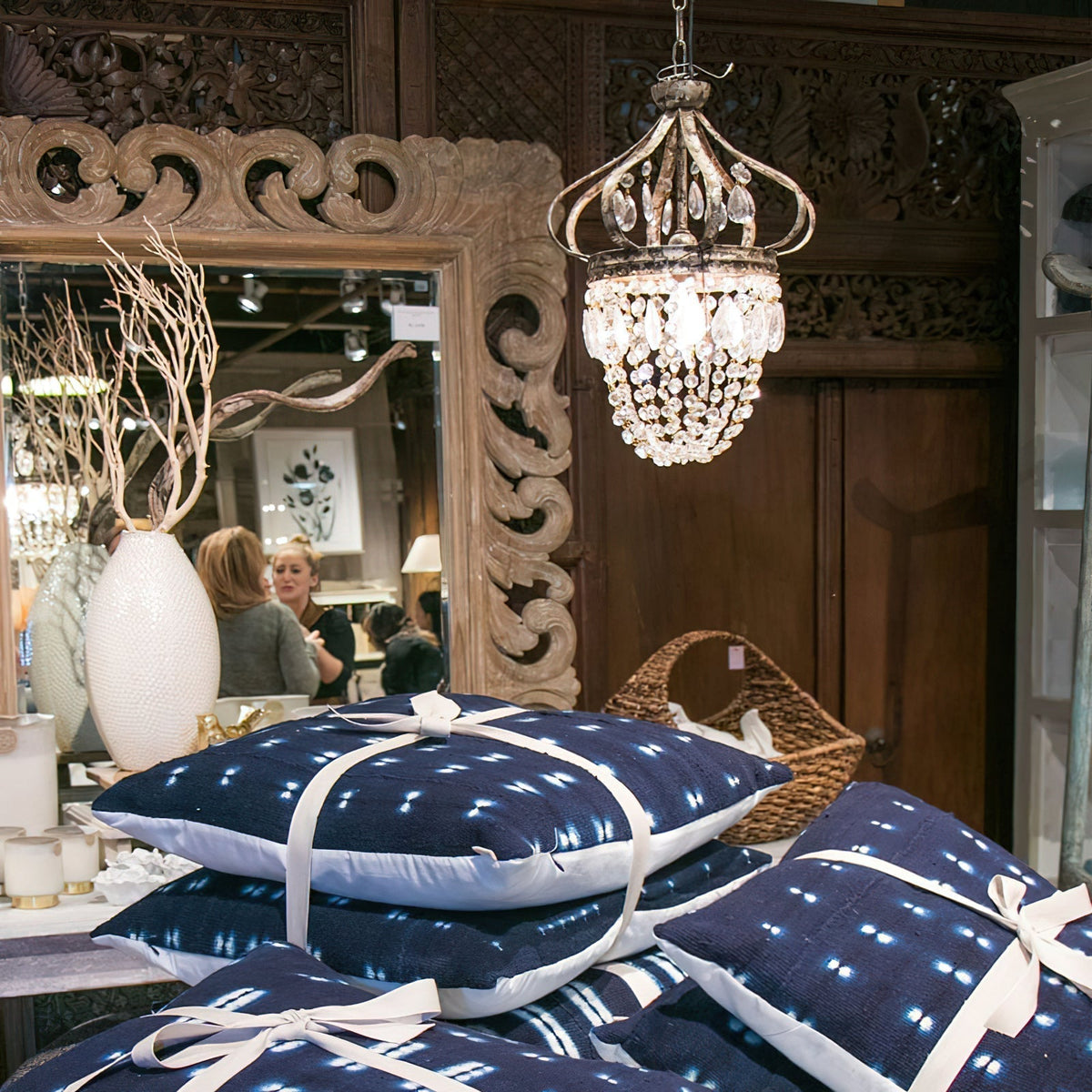 Abella Tear Drop Crystal Chandelier-Relic Pieces
