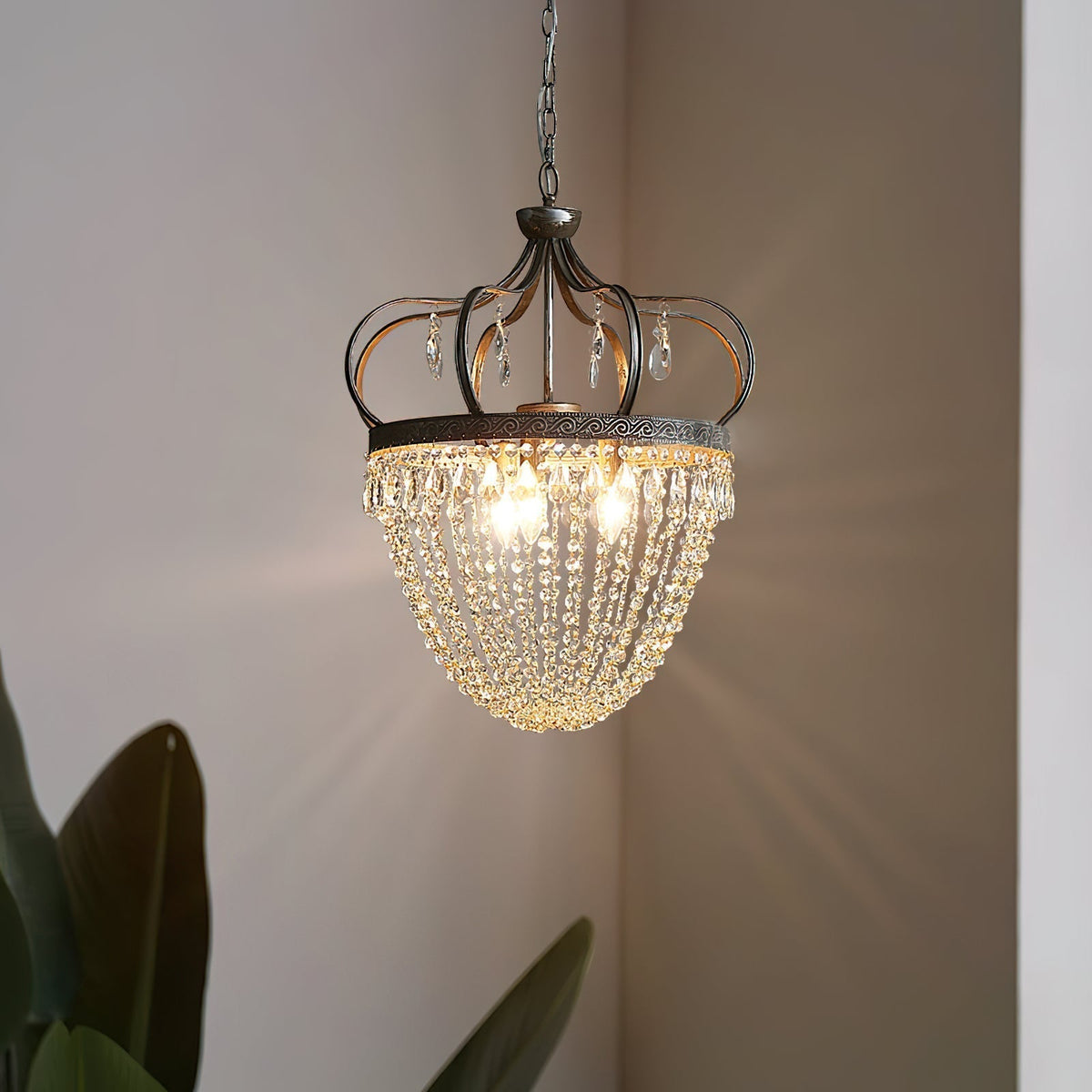 Abella Tear Drop Crystal Chandelier-Relic Pieces