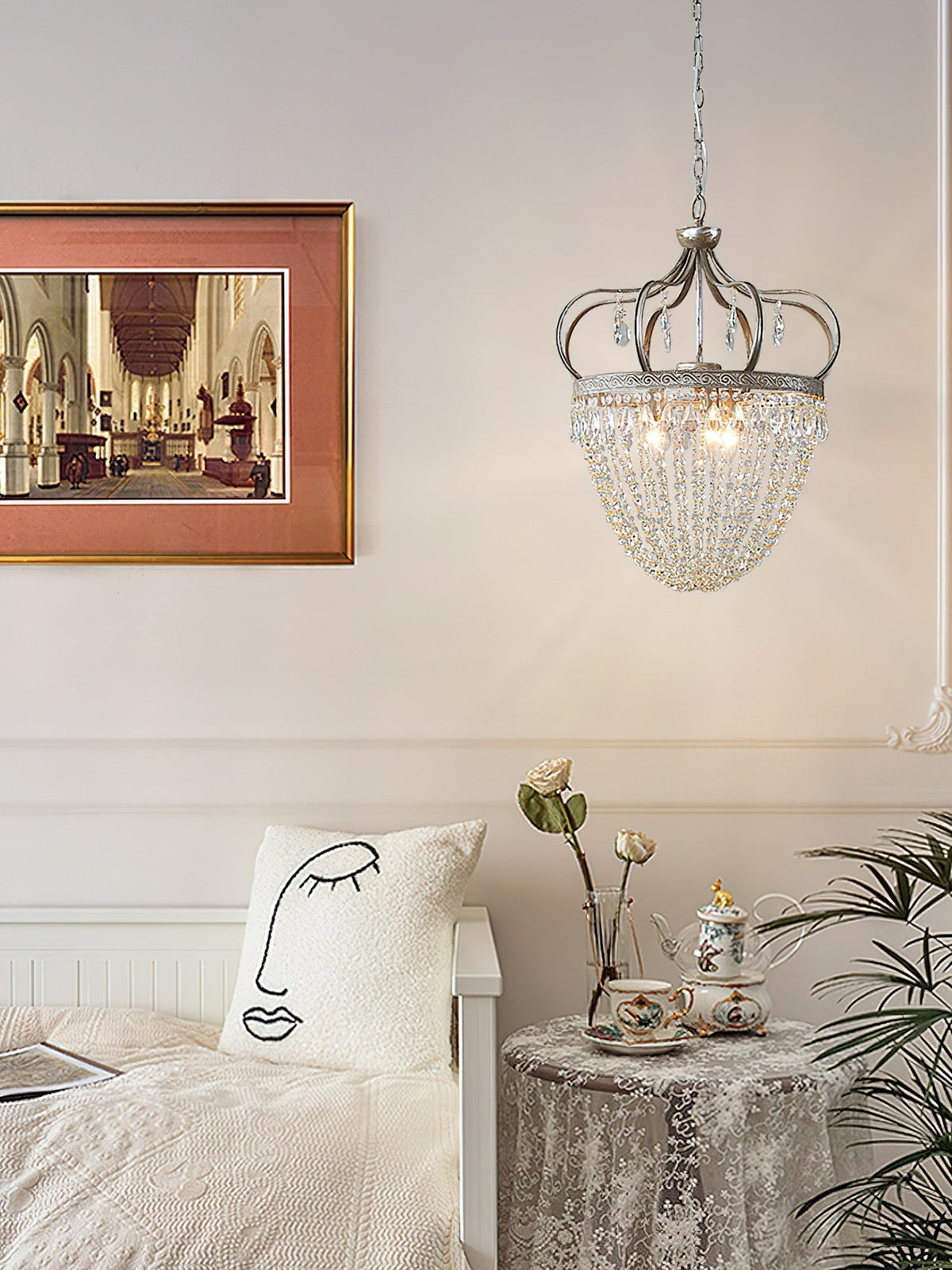 Abella Tear Drop Crystal Chandelier-Relic Pieces