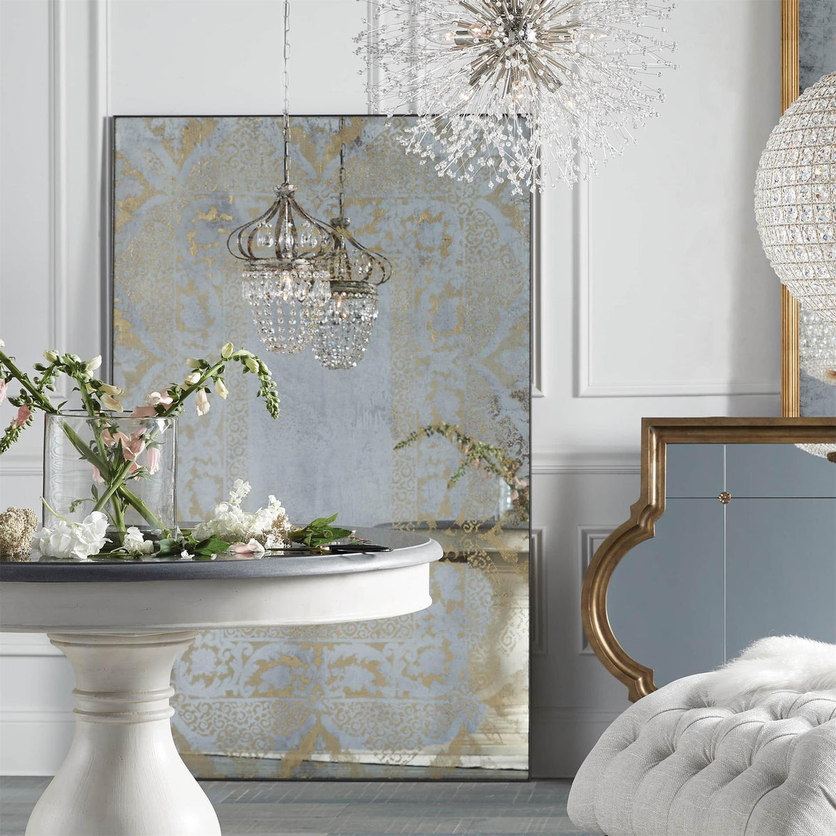 Abella Tear Drop Crystal Chandelier-Relic Pieces