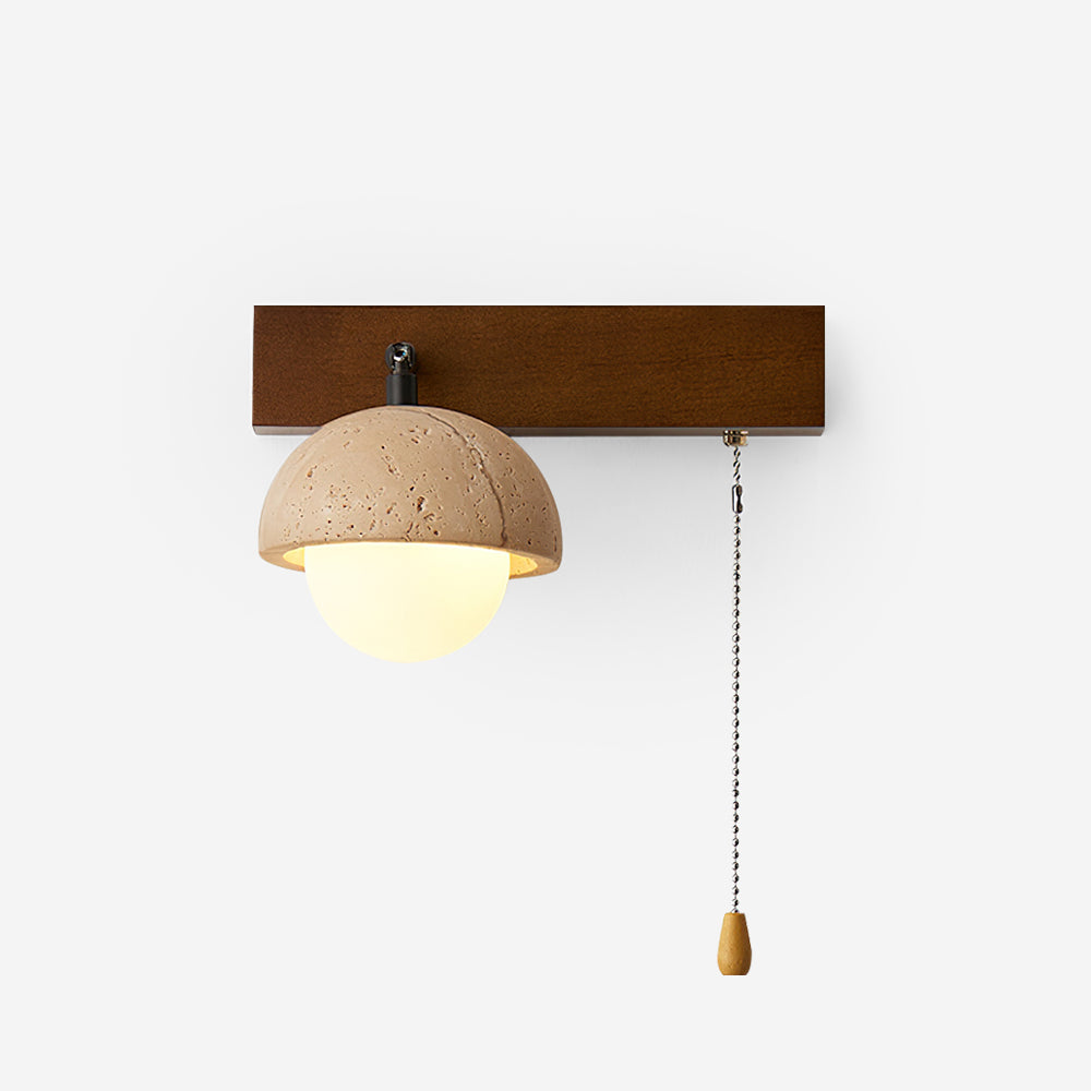 Valenelle Travertine Wall Lamp
