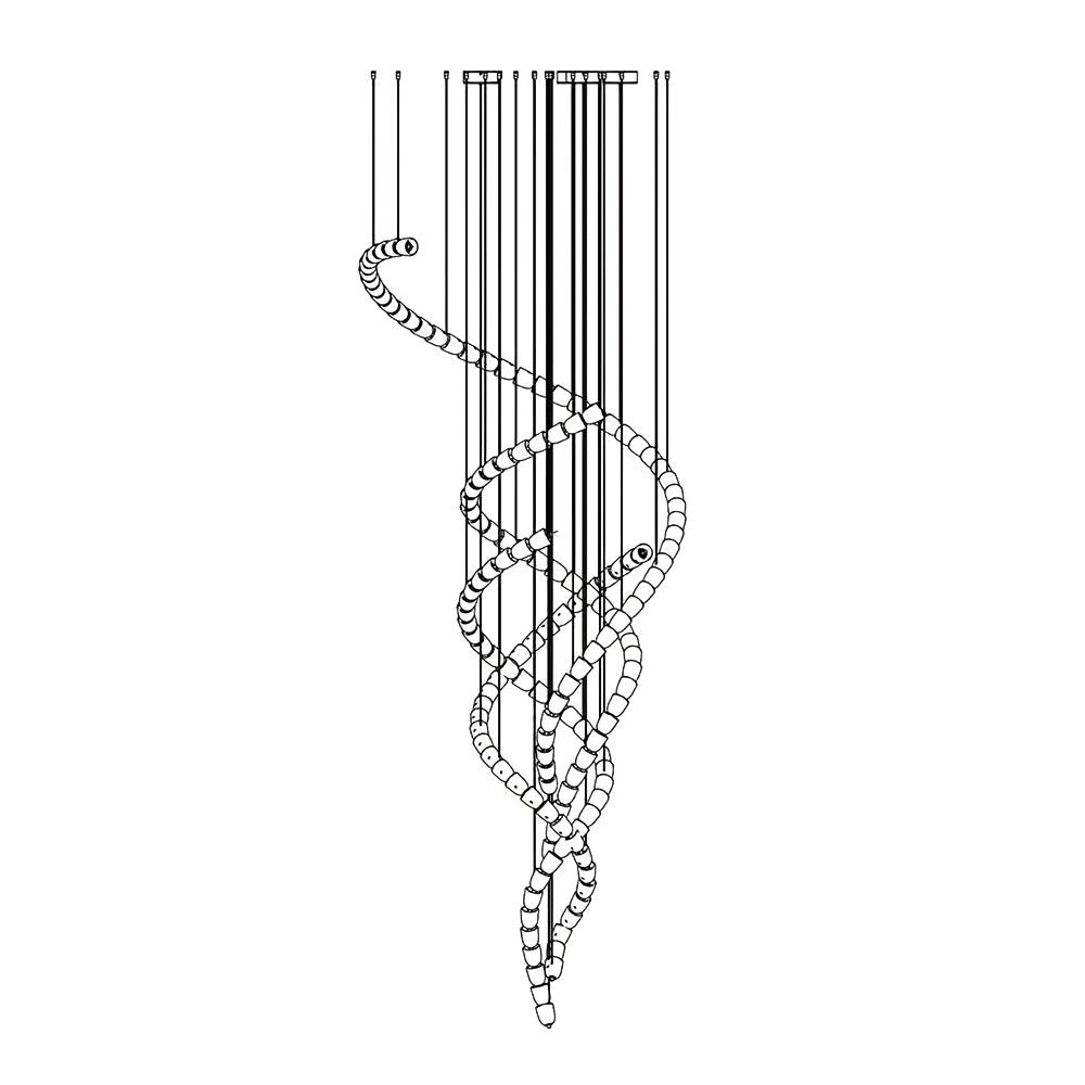 Nexus Gold Crystal Chandelier - 元字段测试
