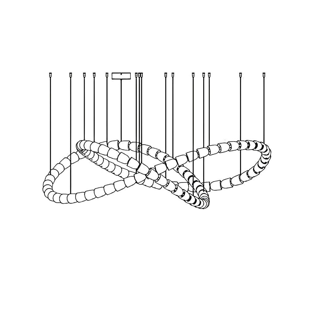 Nexus Gold Crystal Chandelier - 元字段测试