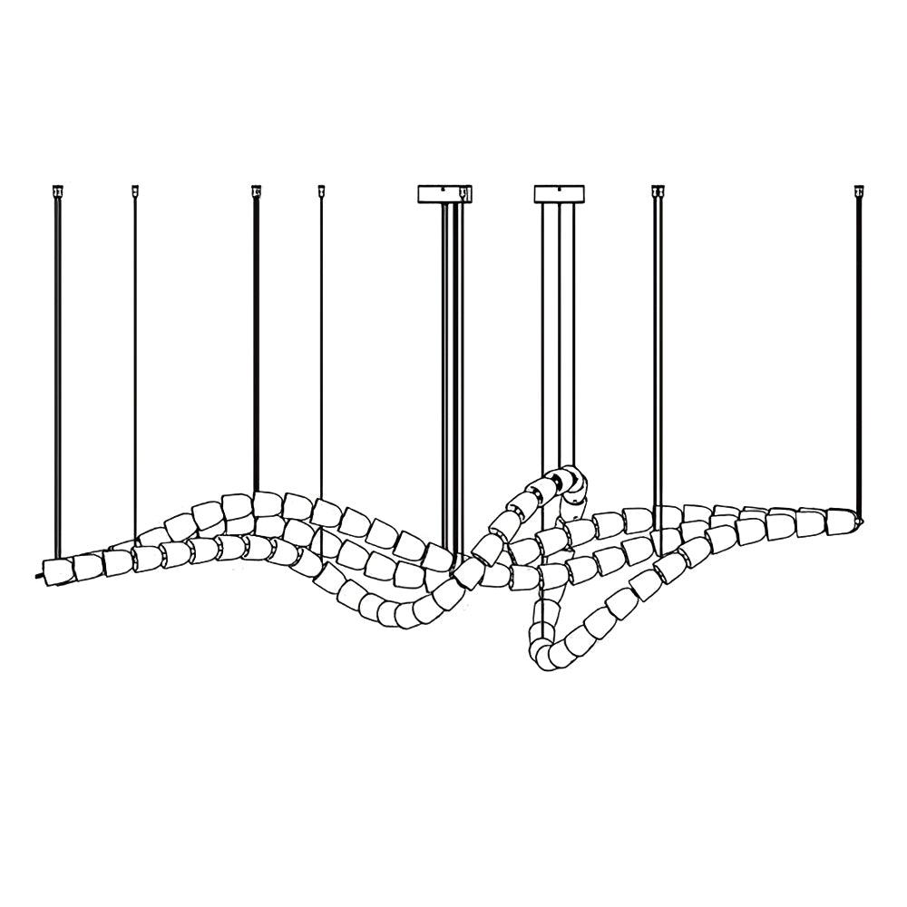 Nexus Gold Crystal Chandelier - 元字段测试
