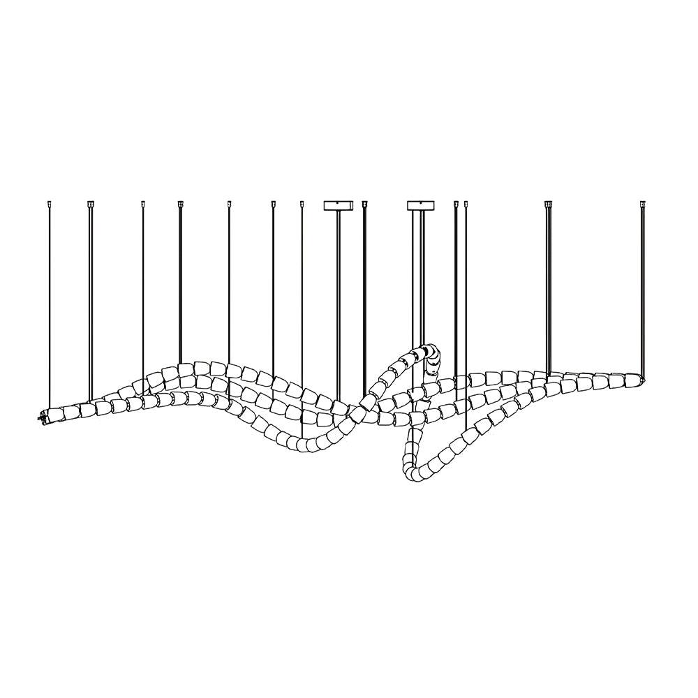 Nexus Gold Crystal Chandelier - 元字段测试