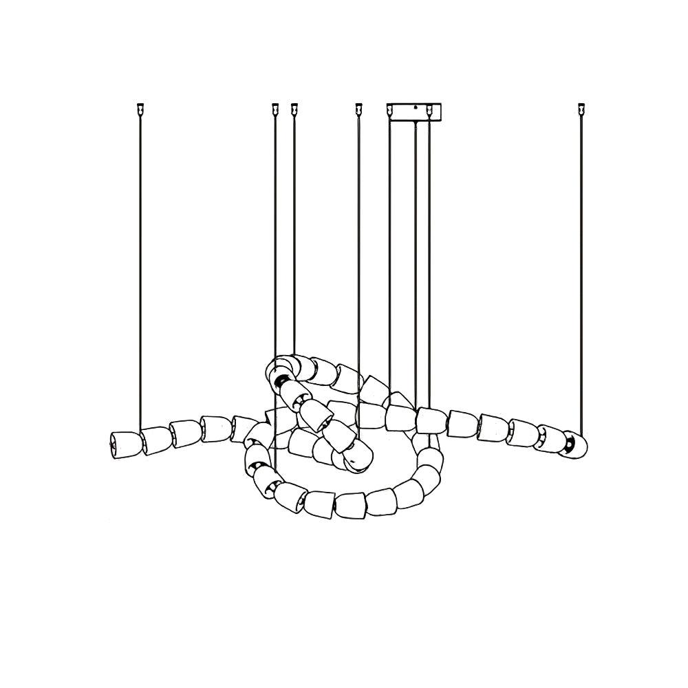 Nexus Gold Crystal Chandelier - 元字段测试