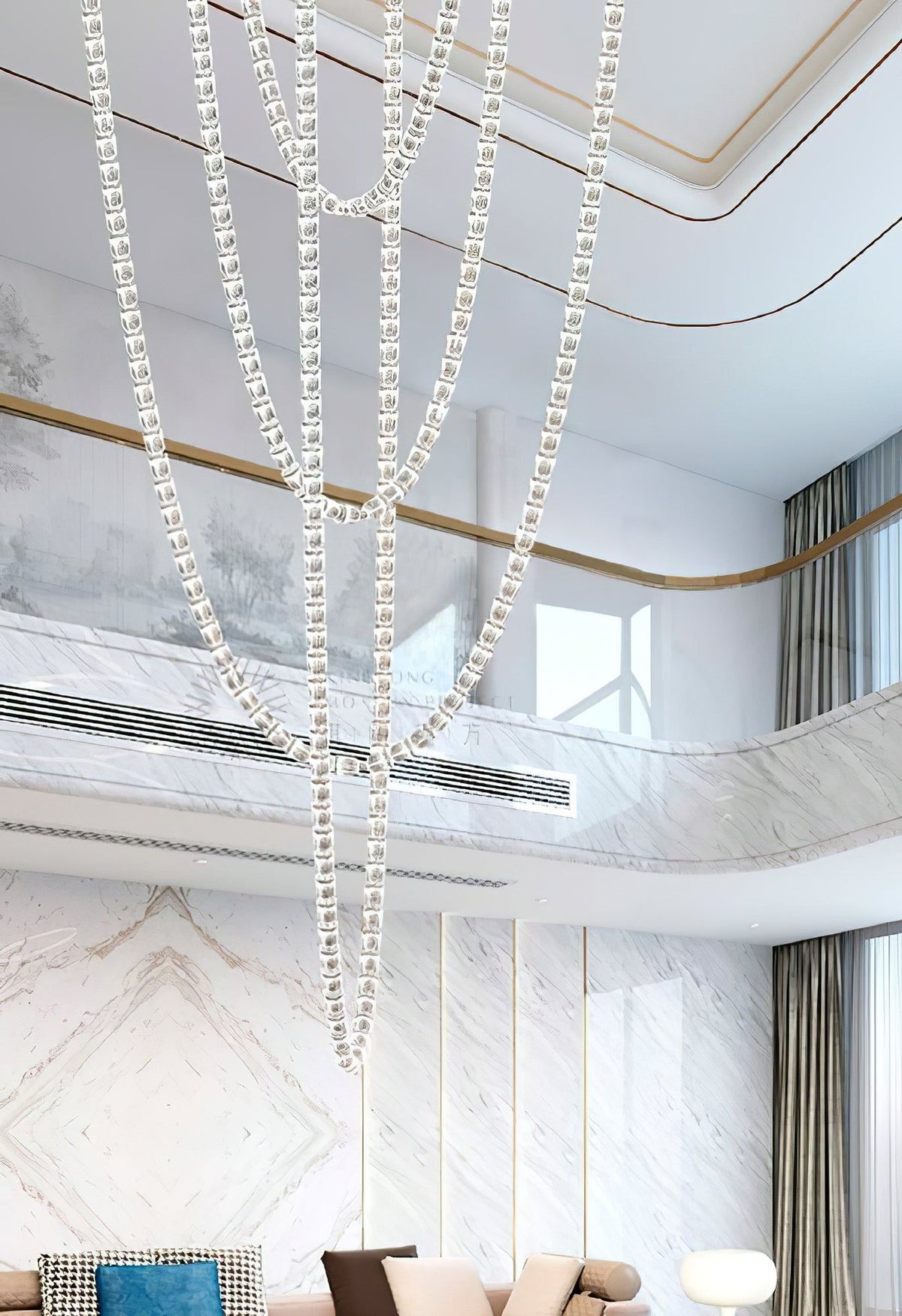 Nexus Gold Crystal Chandelier - 元字段测试