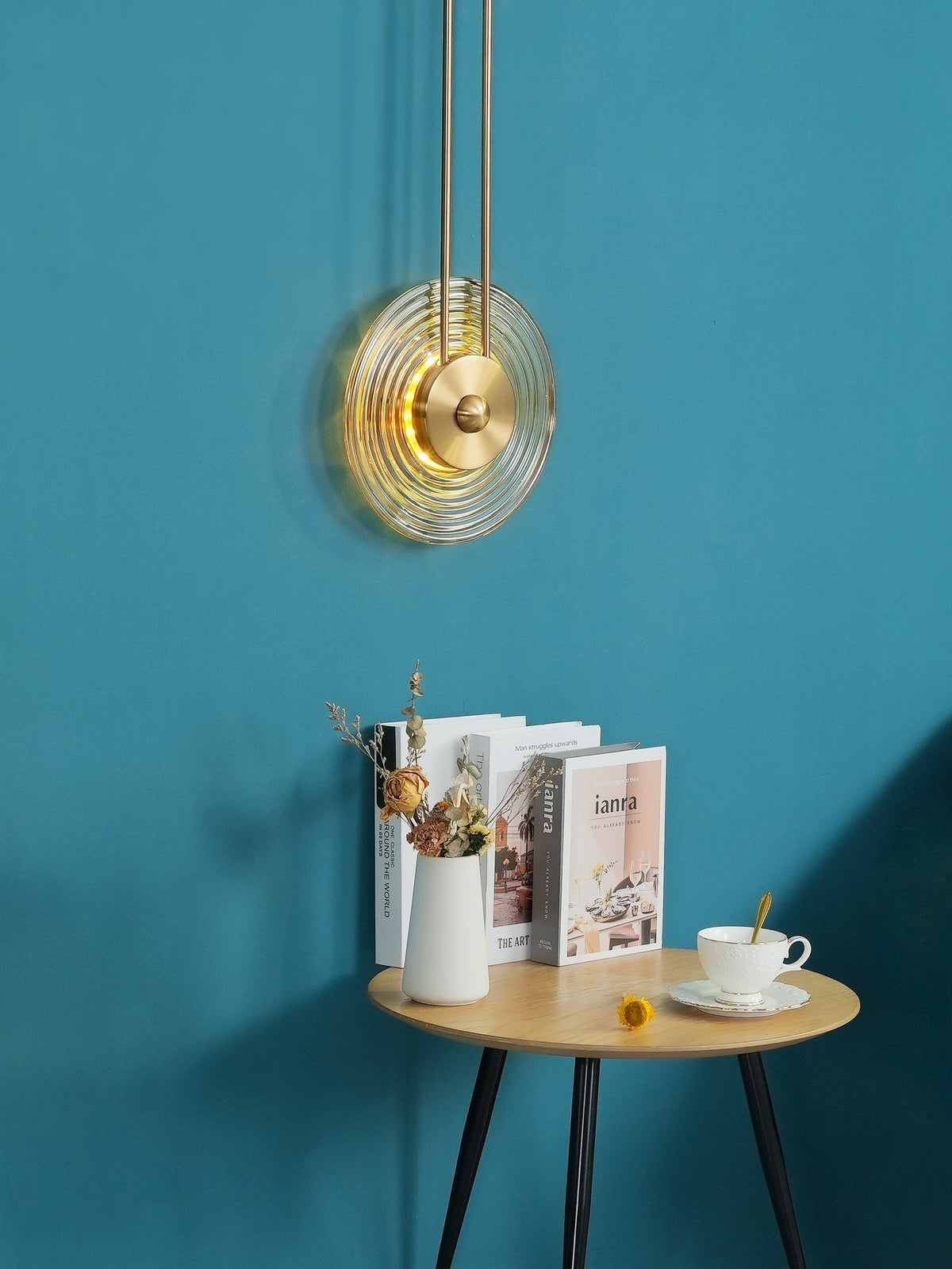 Eiroraria Wall Lamp Sculptural Geometry Alabaster