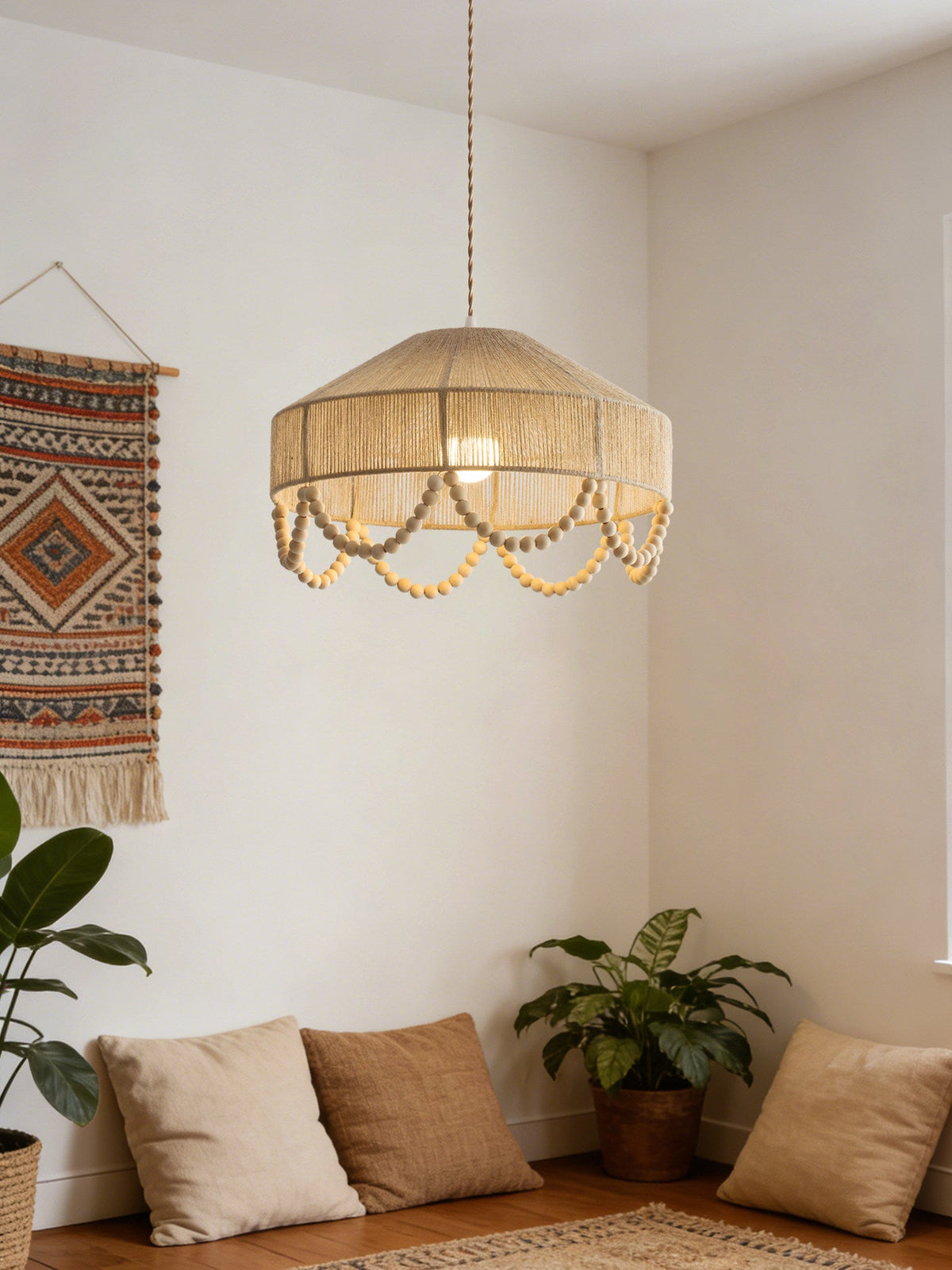 Southvale Hemp Rope Pendant Lamp