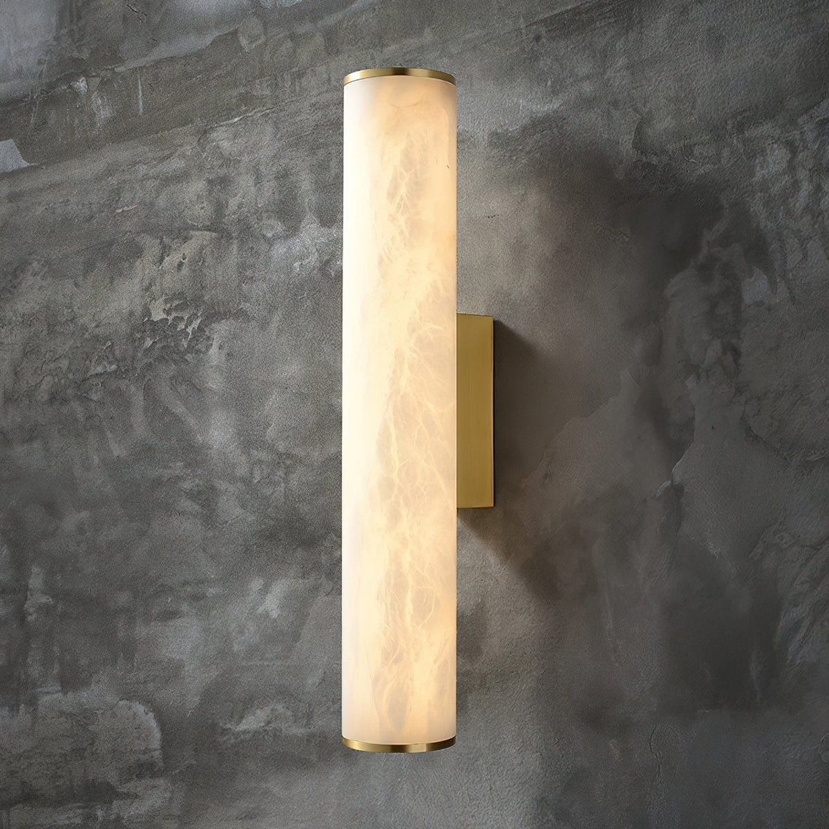 Nivalise Garonne Alabaster Wall Sconce