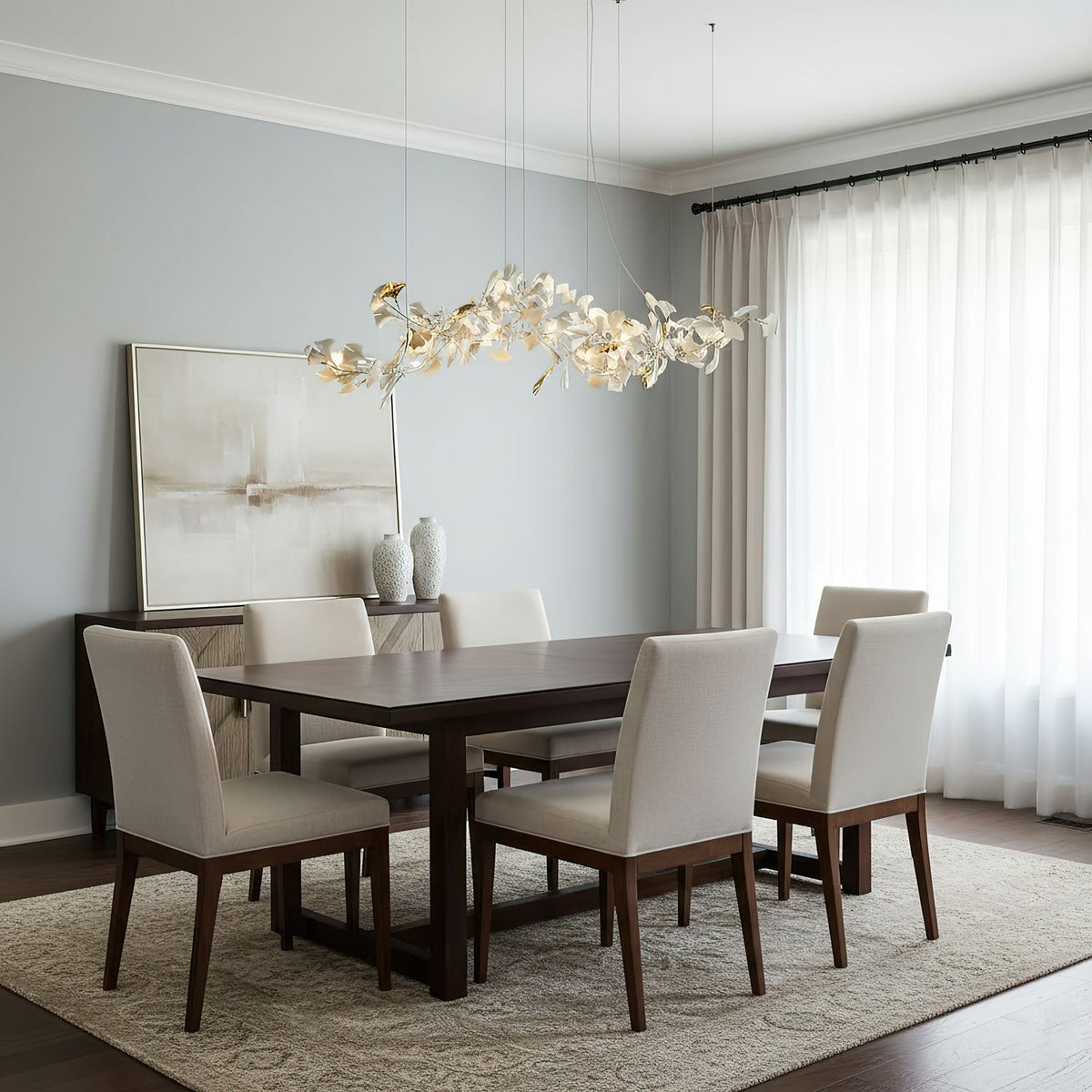 Thalorienne Gingko Chandelier