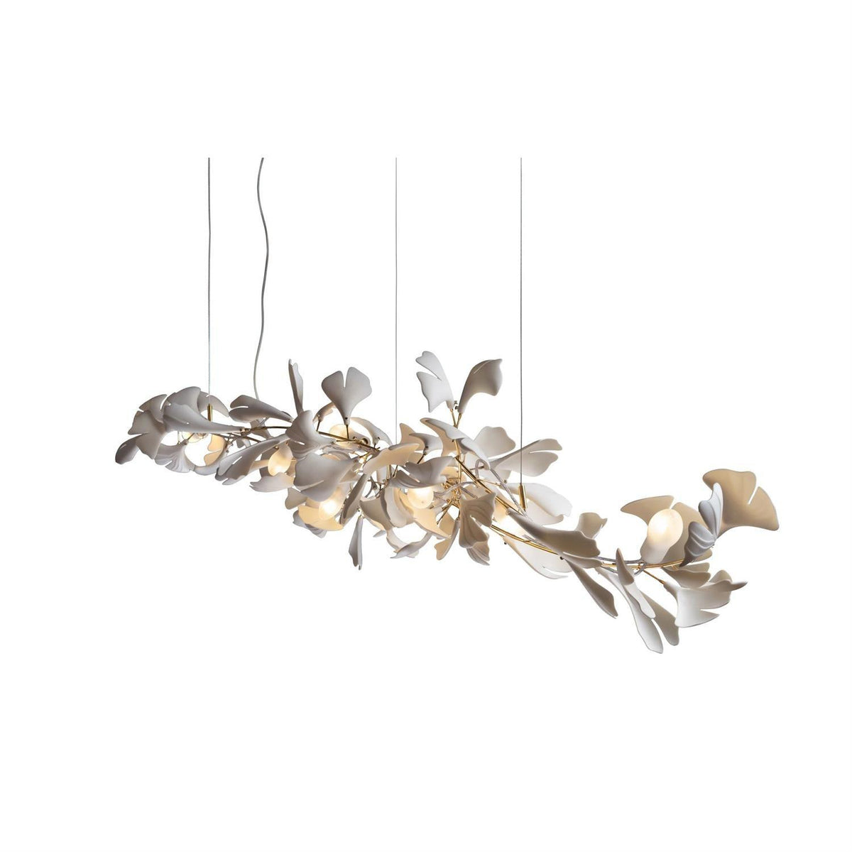 Gingko Chandelier A Style Leaf Branch Shape Modern Dining Room